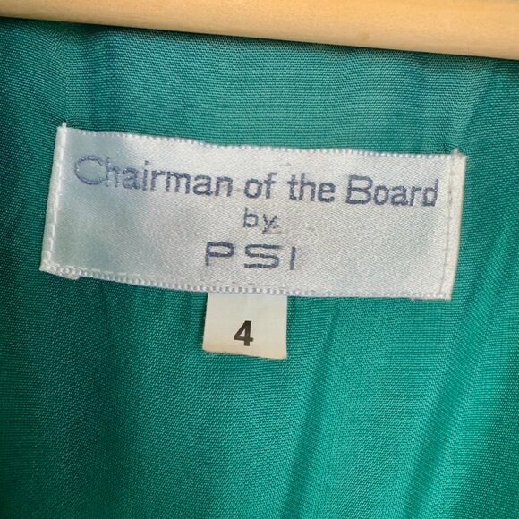 Vintage Teal Green 90s Power Skirt Suit - Picture 11 of 15